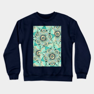 Gilded Emerald Enamel Crewneck Sweatshirt